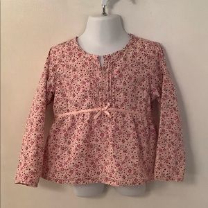 🤑Old Navy calico blouse. Size 4T